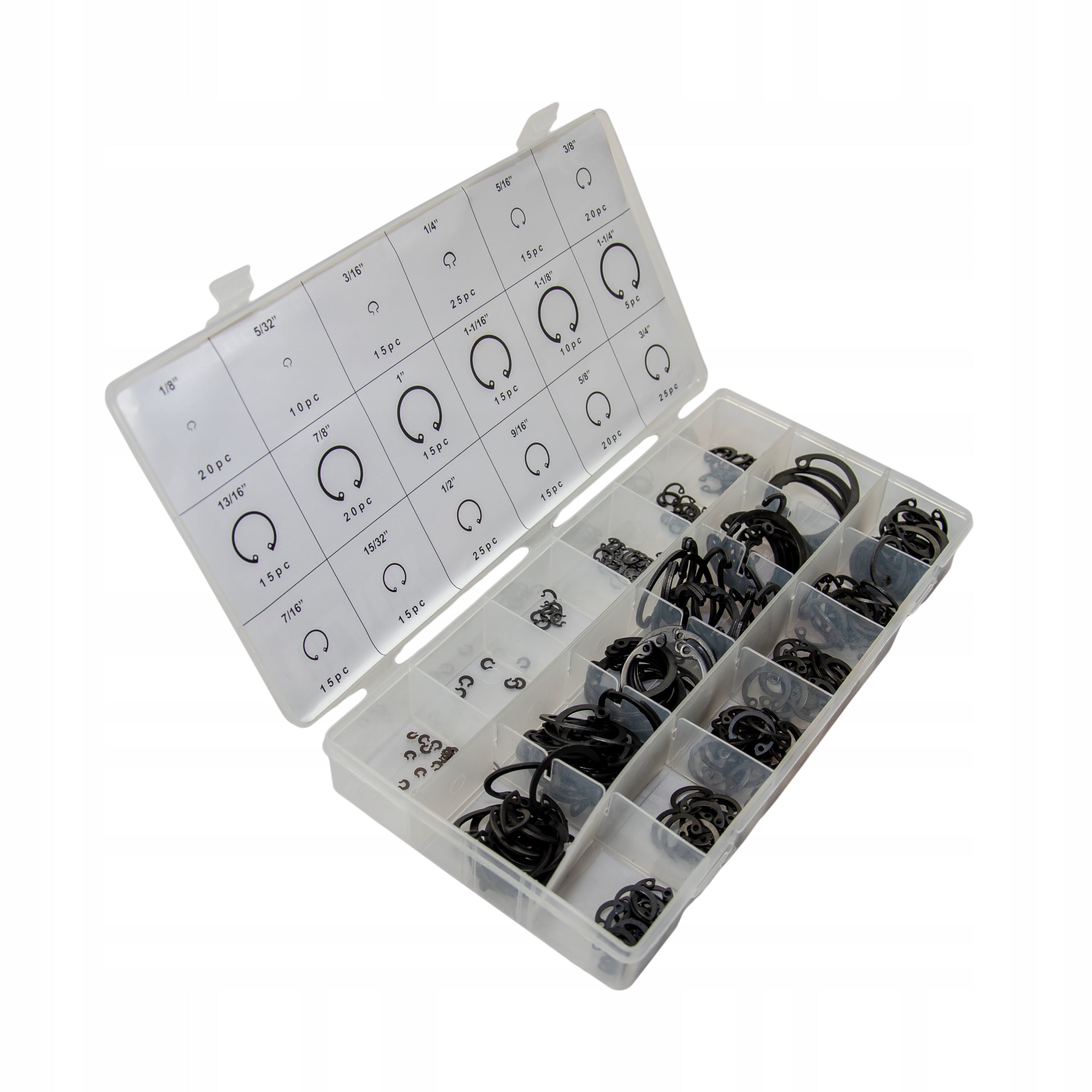 Set of External Segment Rings Segers Retaining Rings