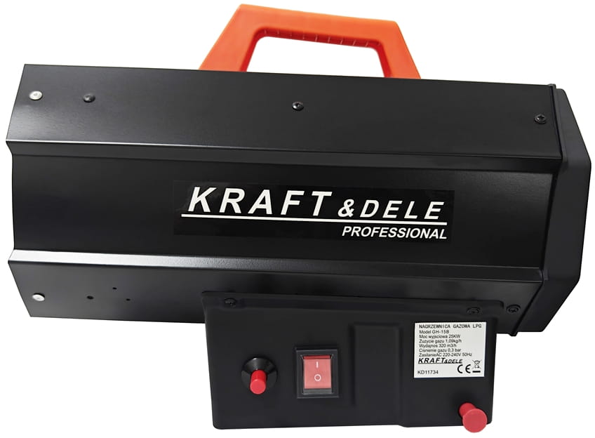 Gas heater 25kW + regulator KD11734
