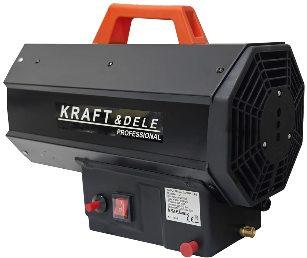 Gas heater 25kW + regulator KD11734