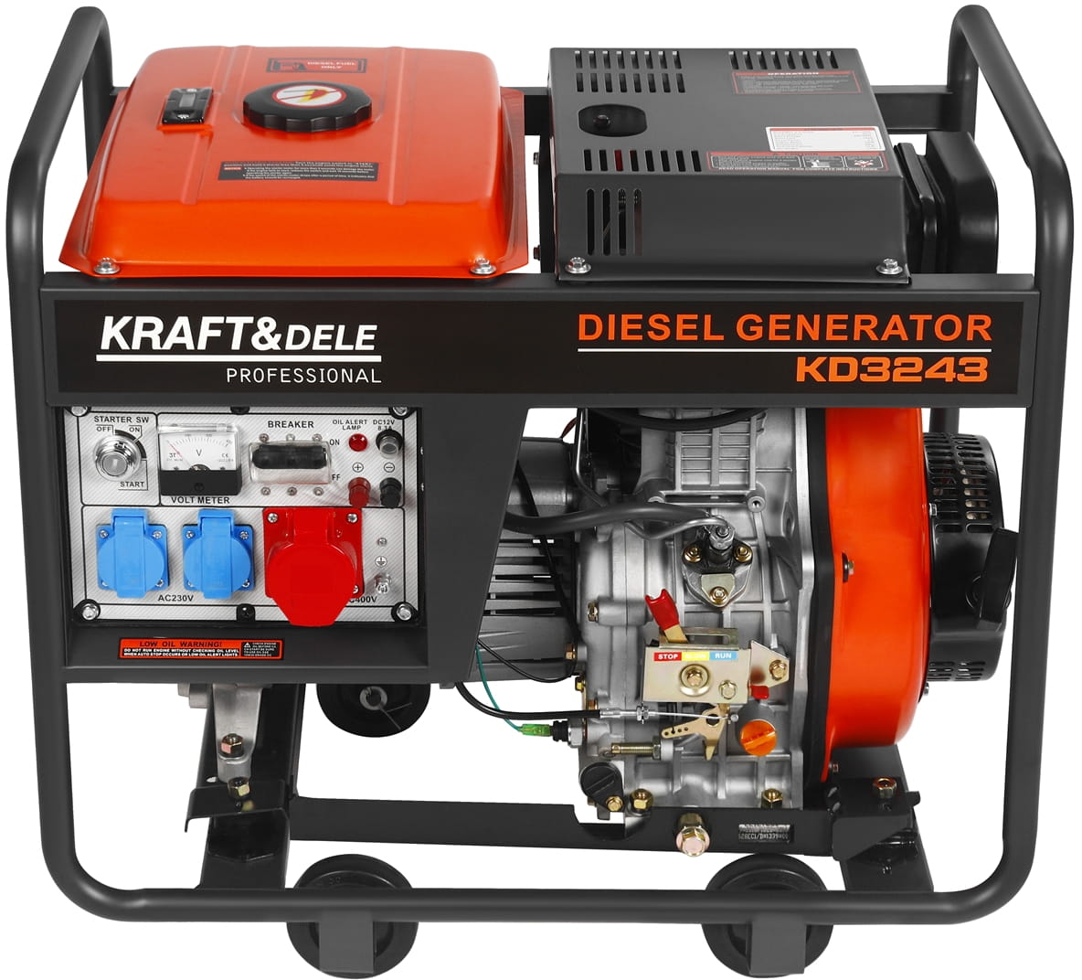 Diesel Generator 7kW 230/400V KD3243