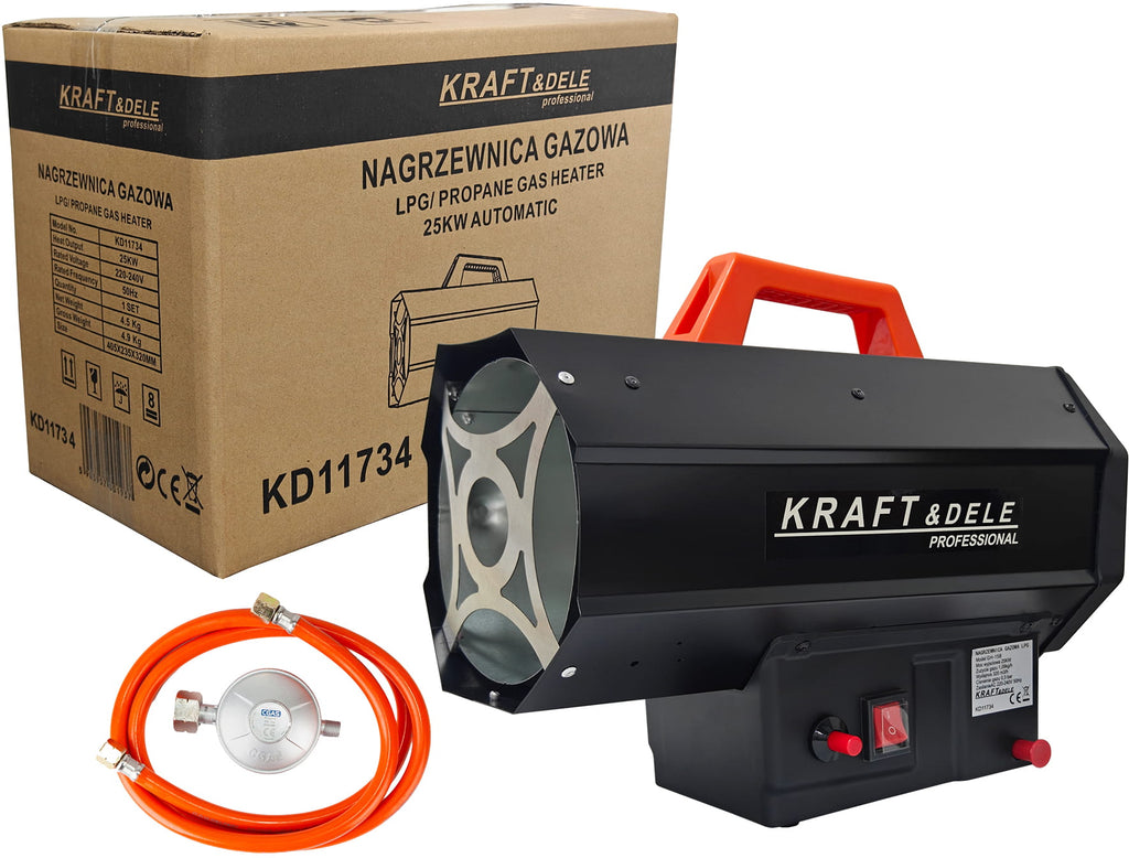 Gas heater 25kW + regulator KD11734