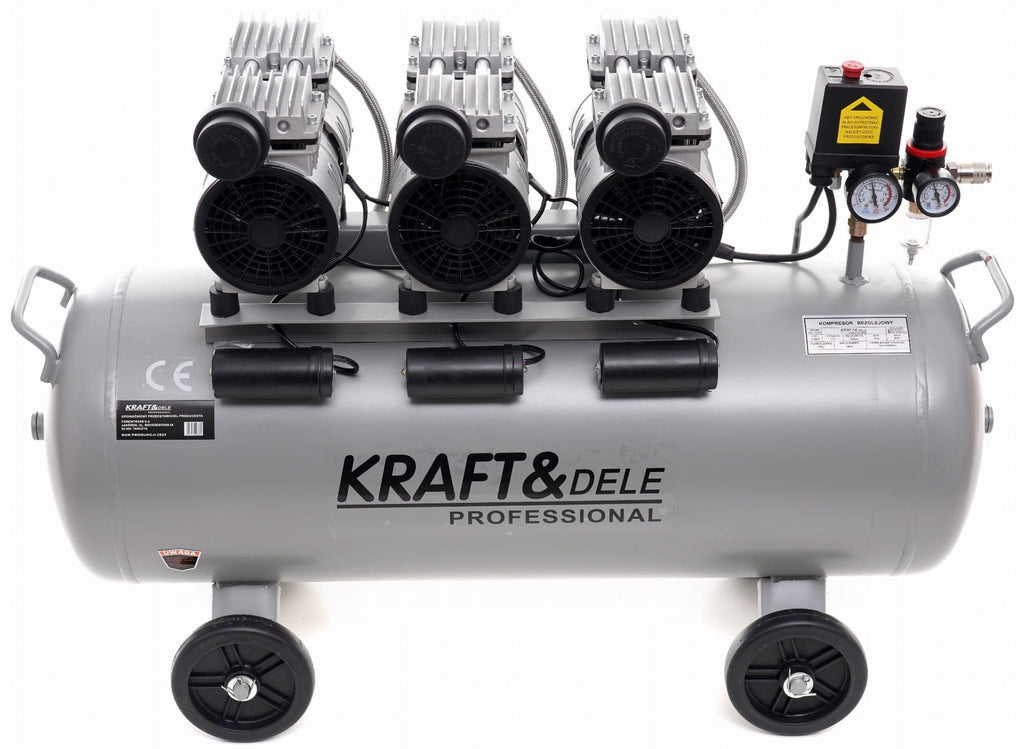 Oil-free compressor 100L 3 x 1500W KD1397