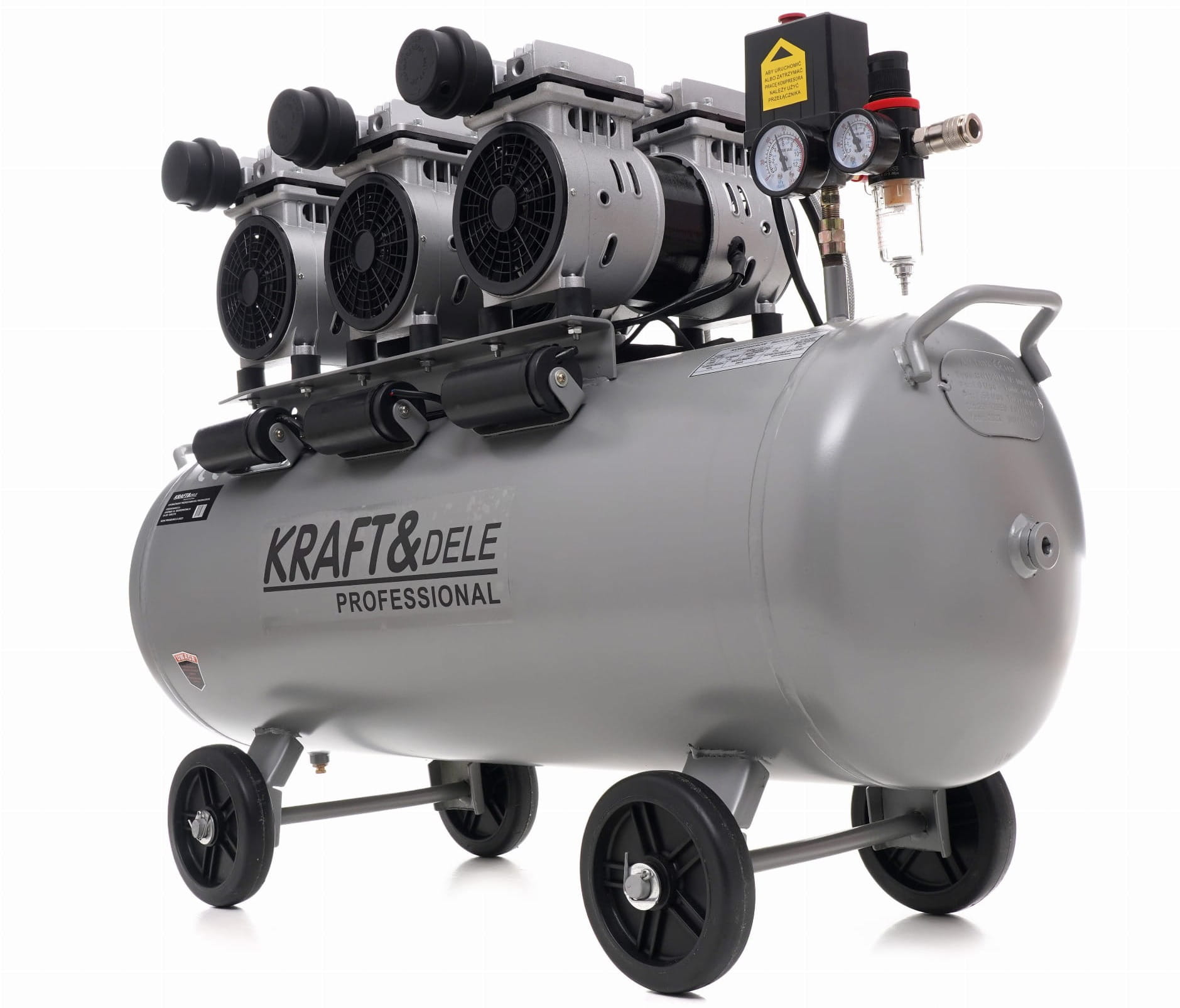 Oil-free compressor 100L 3 x 1500W KD1397