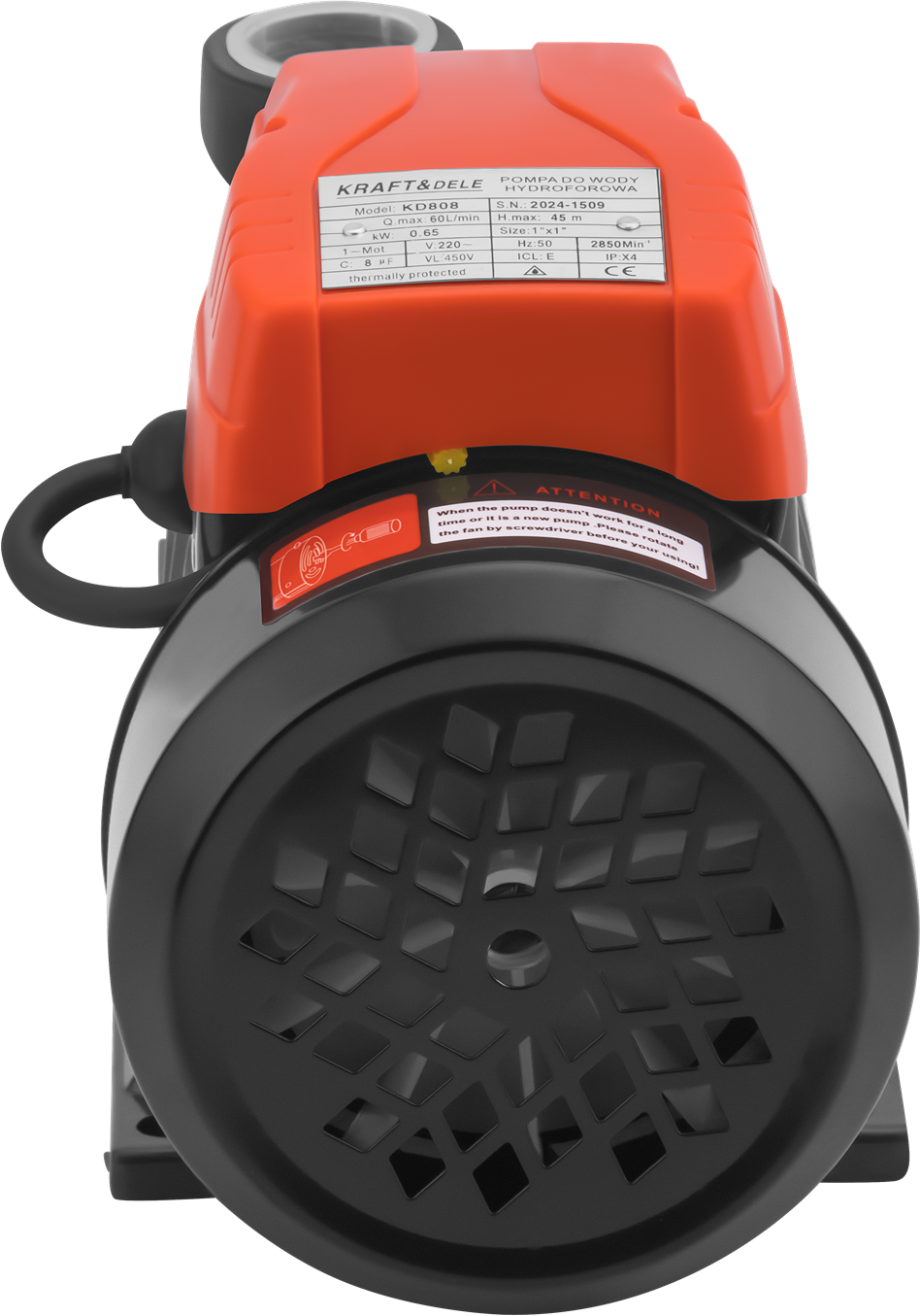 HYDROFOR WATER PUMP 1" 650W 60L/min KD808 (E17)