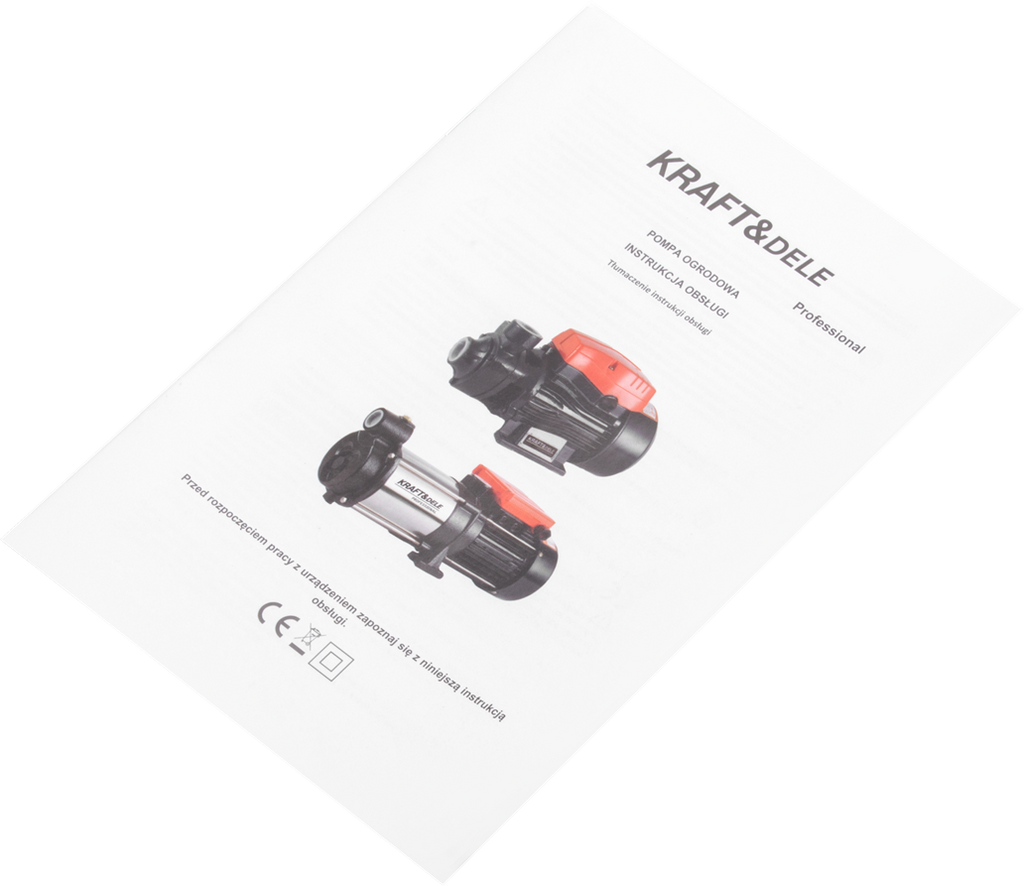 HYDROFOR WATER PUMP 1" 650W 60L/min KD808 (E17)