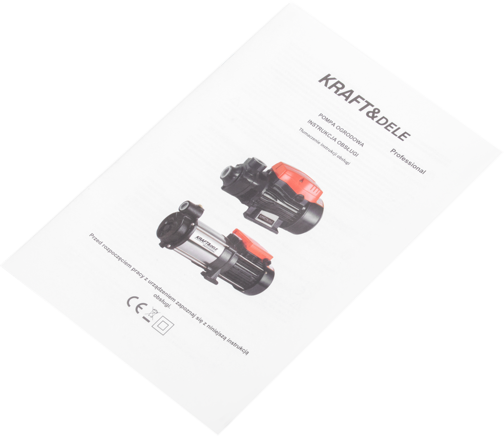 HYDROFOR WATER PUMP 1" 650W 60L/min KD808 (E17)