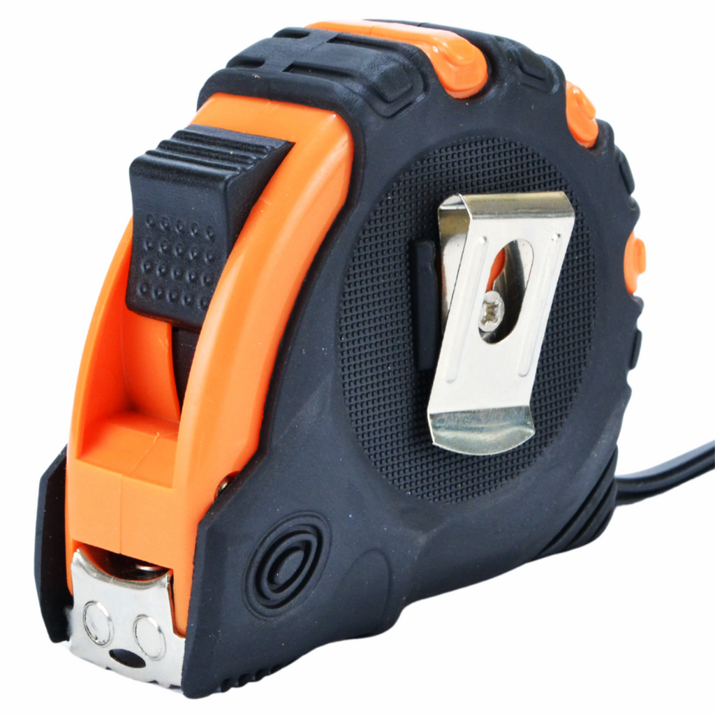 5M Steel Folding Measuring Tape with Lock, Black