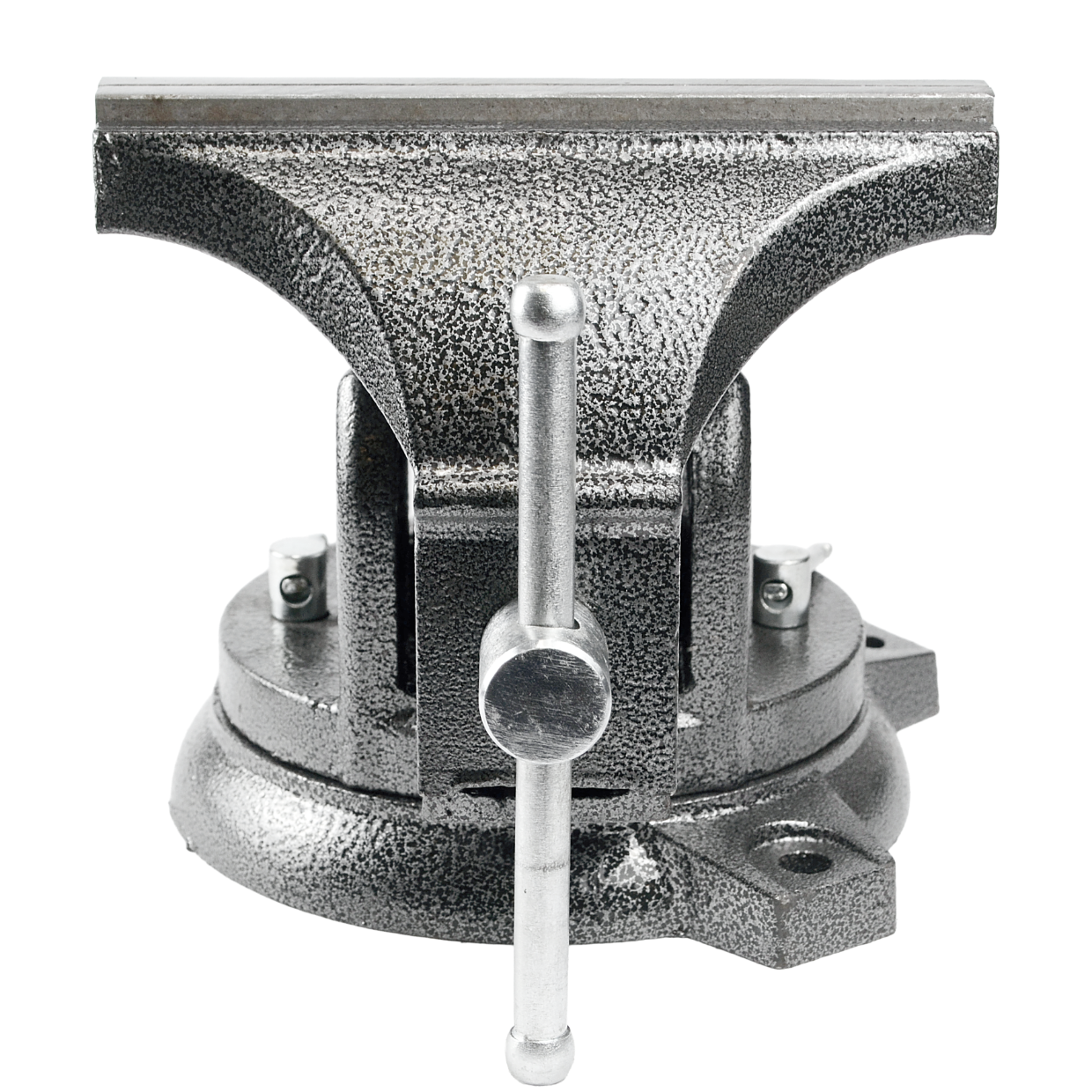 150mm Swivel Bench Vise with 360° Anvil, 10kg, Black Solid