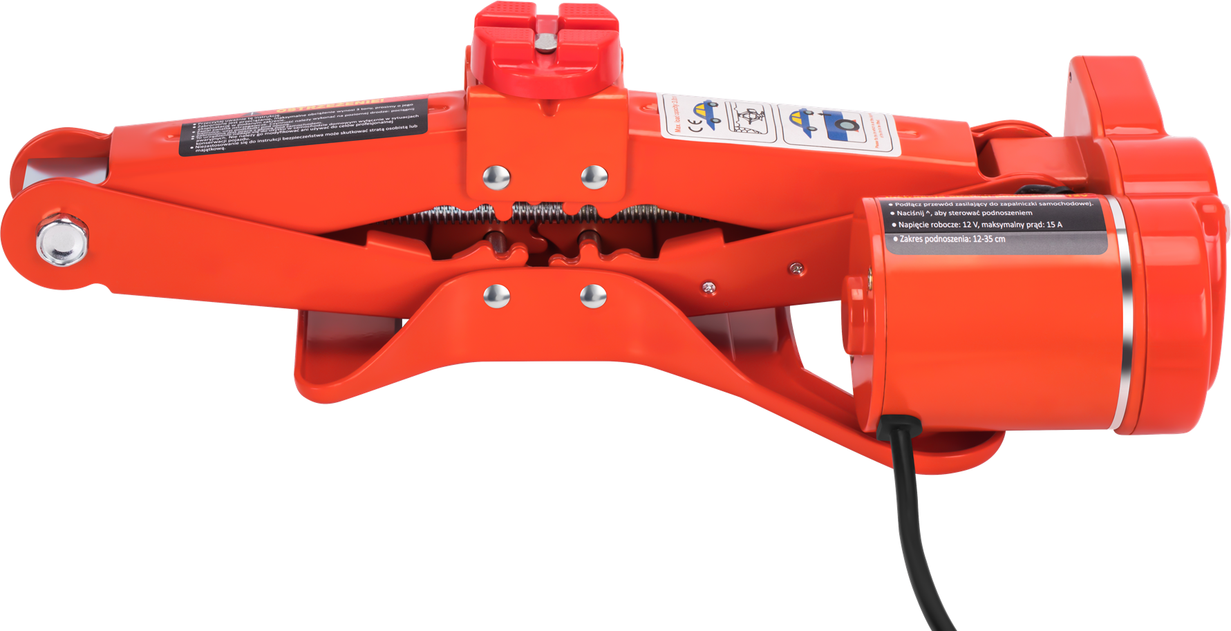ELECTRIC CAR JACK SCISSOR LIFT FROG 12V 3T CASE KD1369