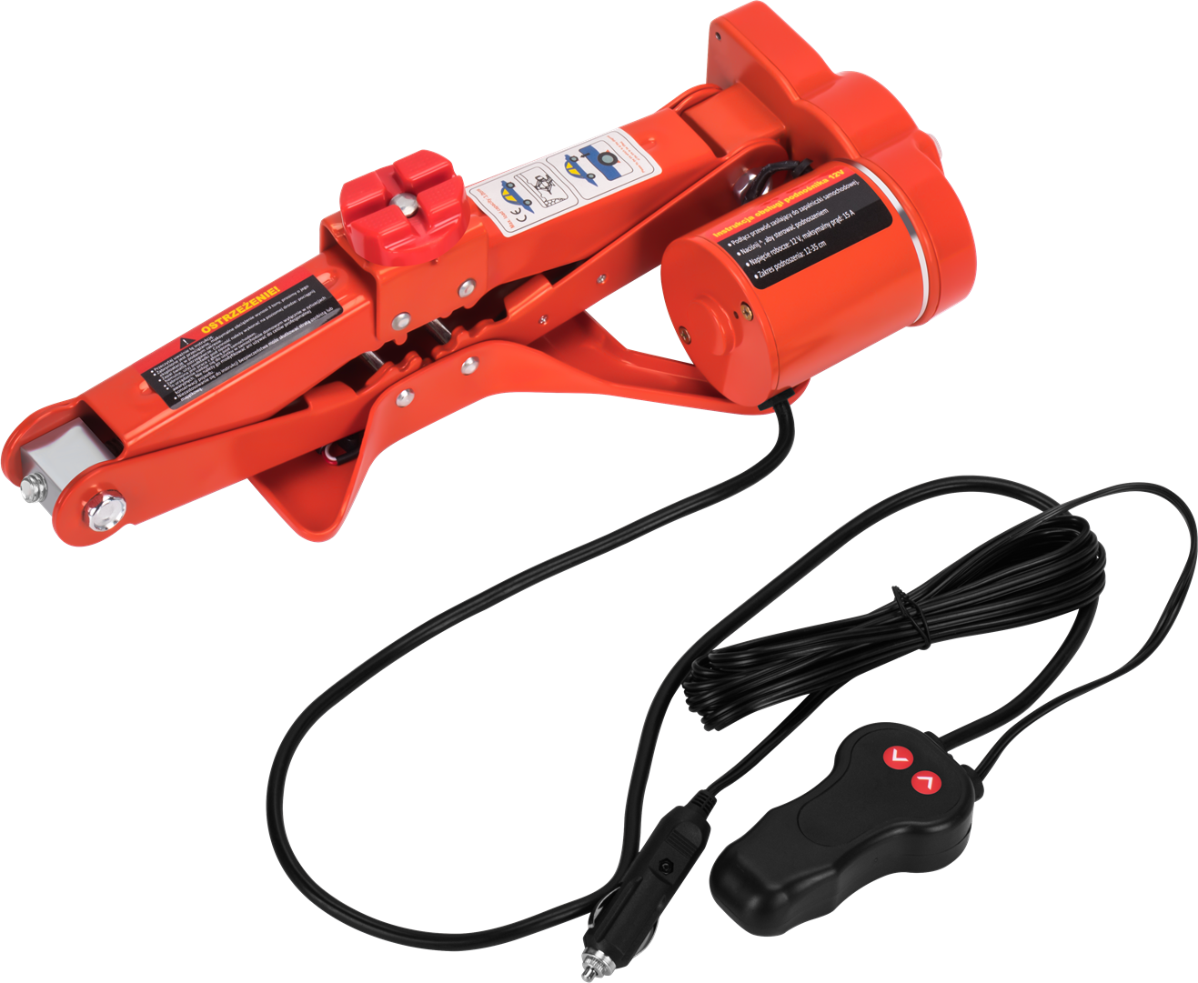 ELECTRIC CAR JACK SCISSOR LIFT FROG 12V 3T CASE KD1369