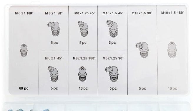 Grease guns and lubricators 110 pcs. KD10507