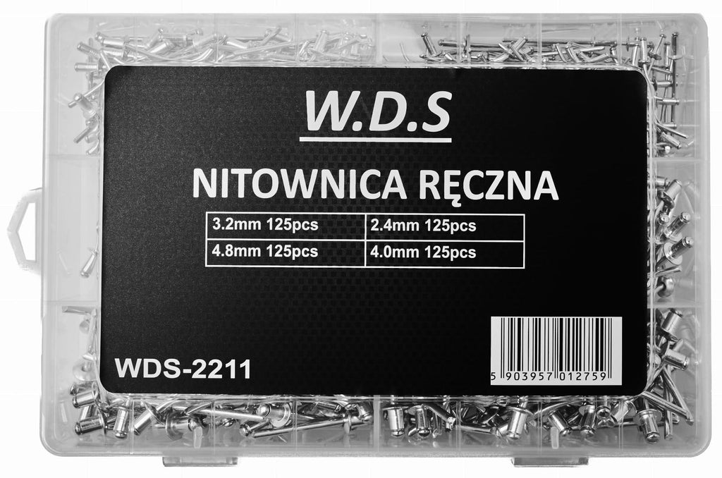 Hand riveter + 500 pcs rivets WDS2211