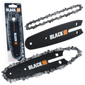 Guide Rail for Mini Cordless Pruning Saw with 4" Black Chain (VD8)