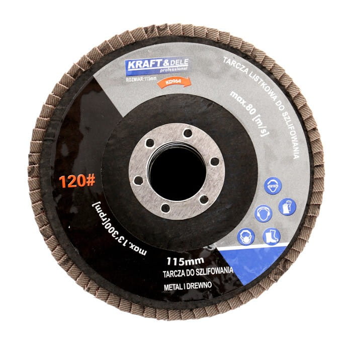 Lamellketaste komplekt 115mm P80 KD962