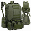 Military Tactical Backpack 4-in-1 Large 50L Green
