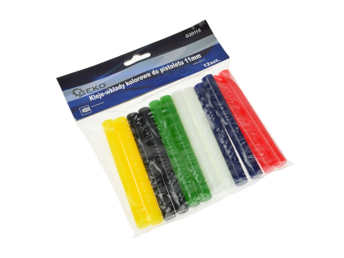 Coloured Glue Sticks 11 mm 12 pcs for Glue Gun