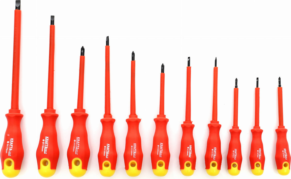 KRAFT&DELE isoleeritud kruvikeerajate komplekt 11 tk KD10333