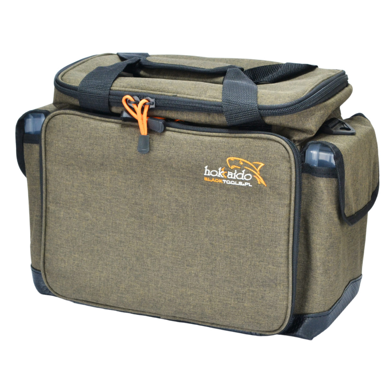 Suur Hokkado kalastuskott õlarihmaga, 6 karpi, jäik põhi, 30/40/20 cm