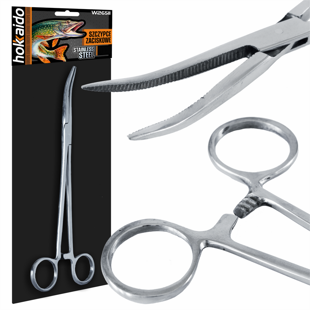 Hokkaido kõverad kalapüügipintsetid-käärid 20cm