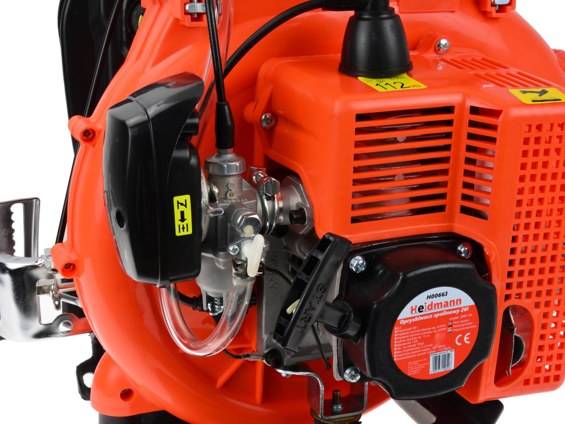 Backpack Gasoline Pressure Sprayer 26L