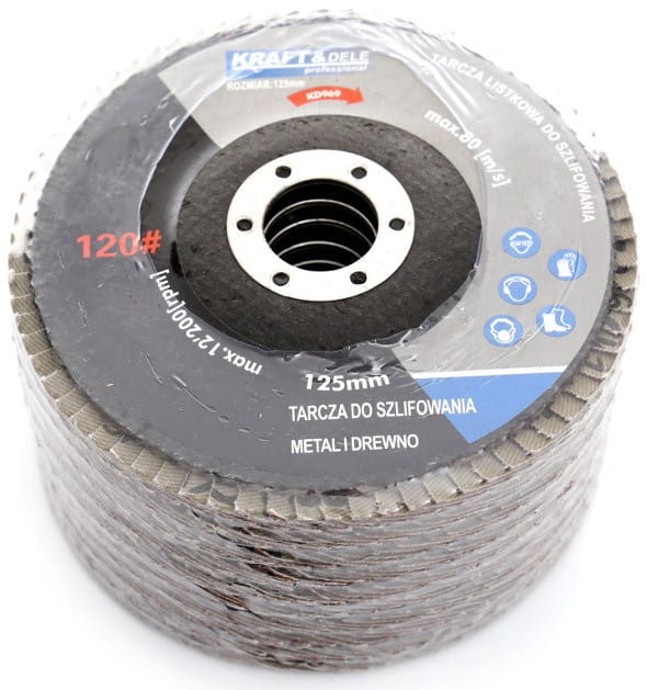 Lamellketas 125mm P120 KD969