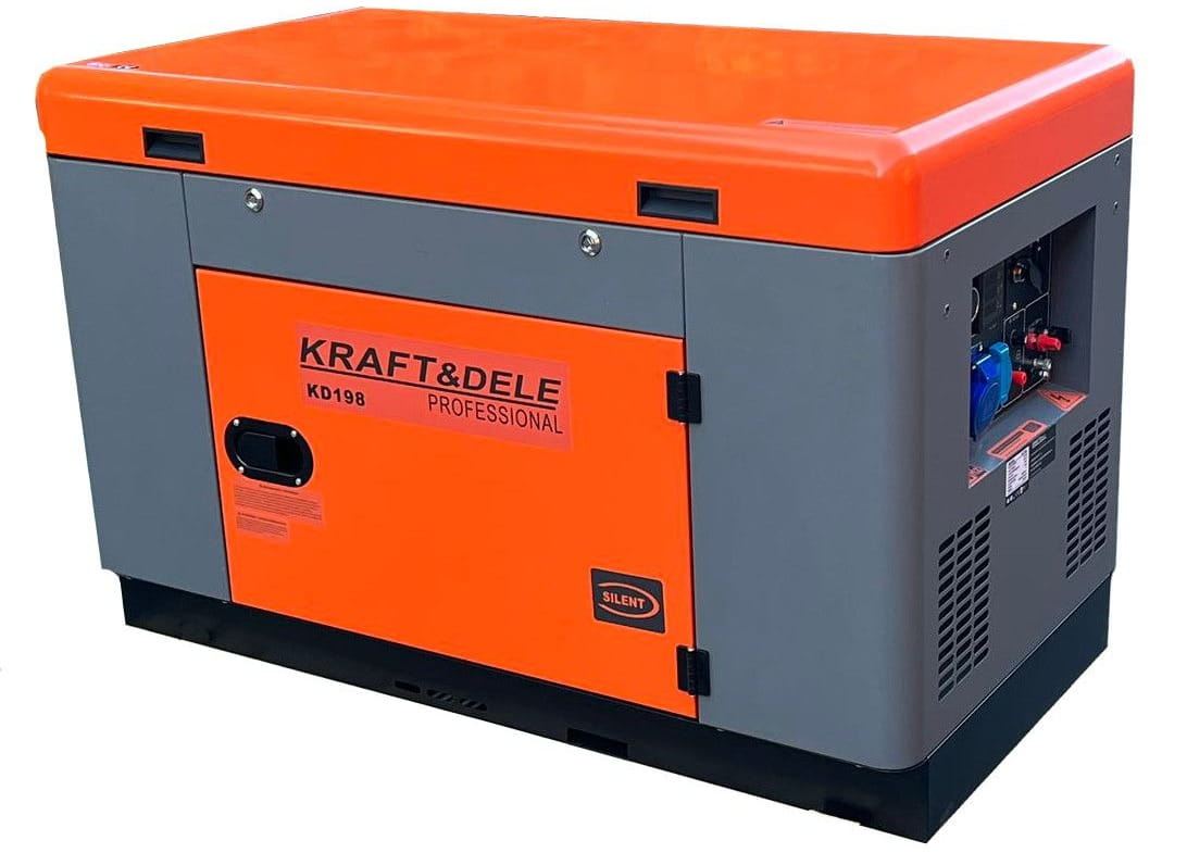 Ühefaasiline DIESEL generaatorikomplekt 14/15,5kW KD198