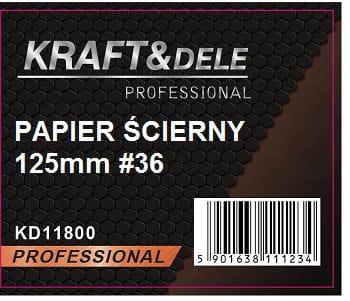 Lihvpaber 50 tk, ketas 125mm P36 takjakinnitusega KD11800 (VD9)