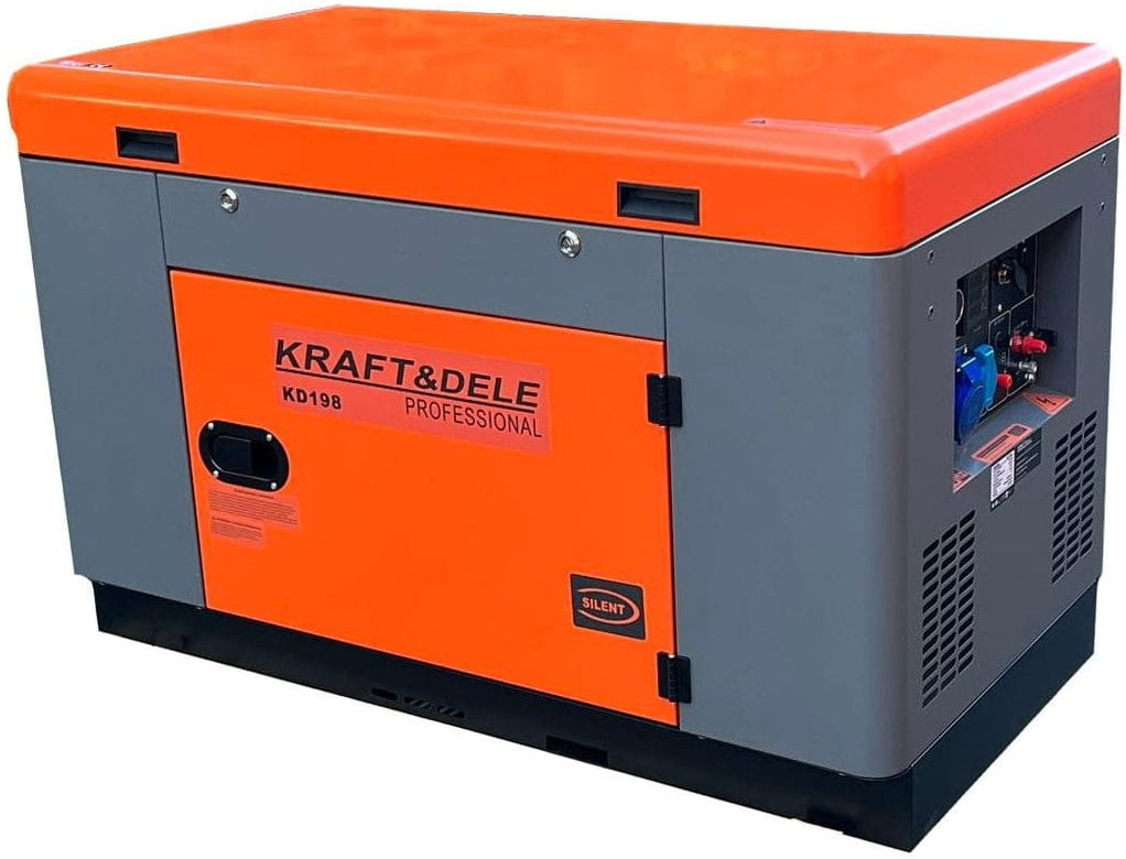 Ühefaasiline DIESEL generaatorikomplekt 14/15,5kW KD198