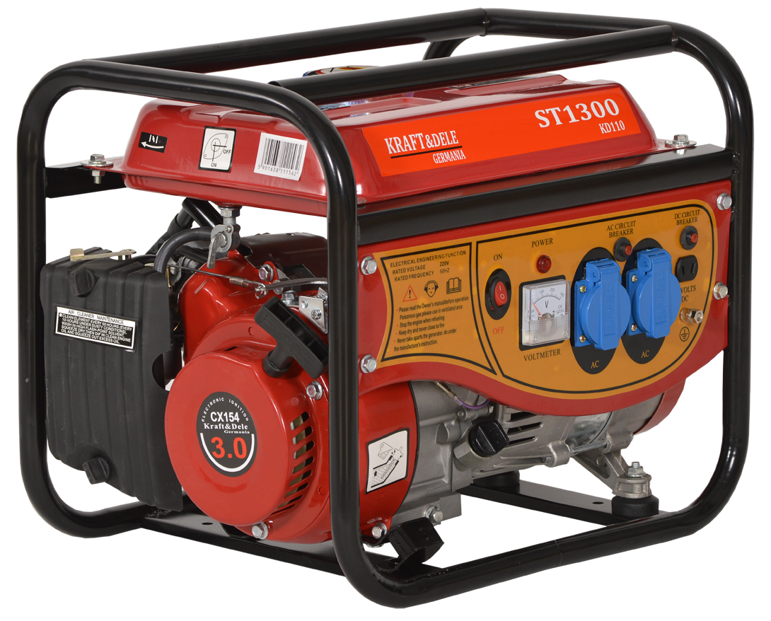 KRAFT&DELE bensiinigeneraator 1500 W 12/230 V KD110