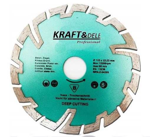 Segmenteeritud teemantketas 125x22.2mm KD928