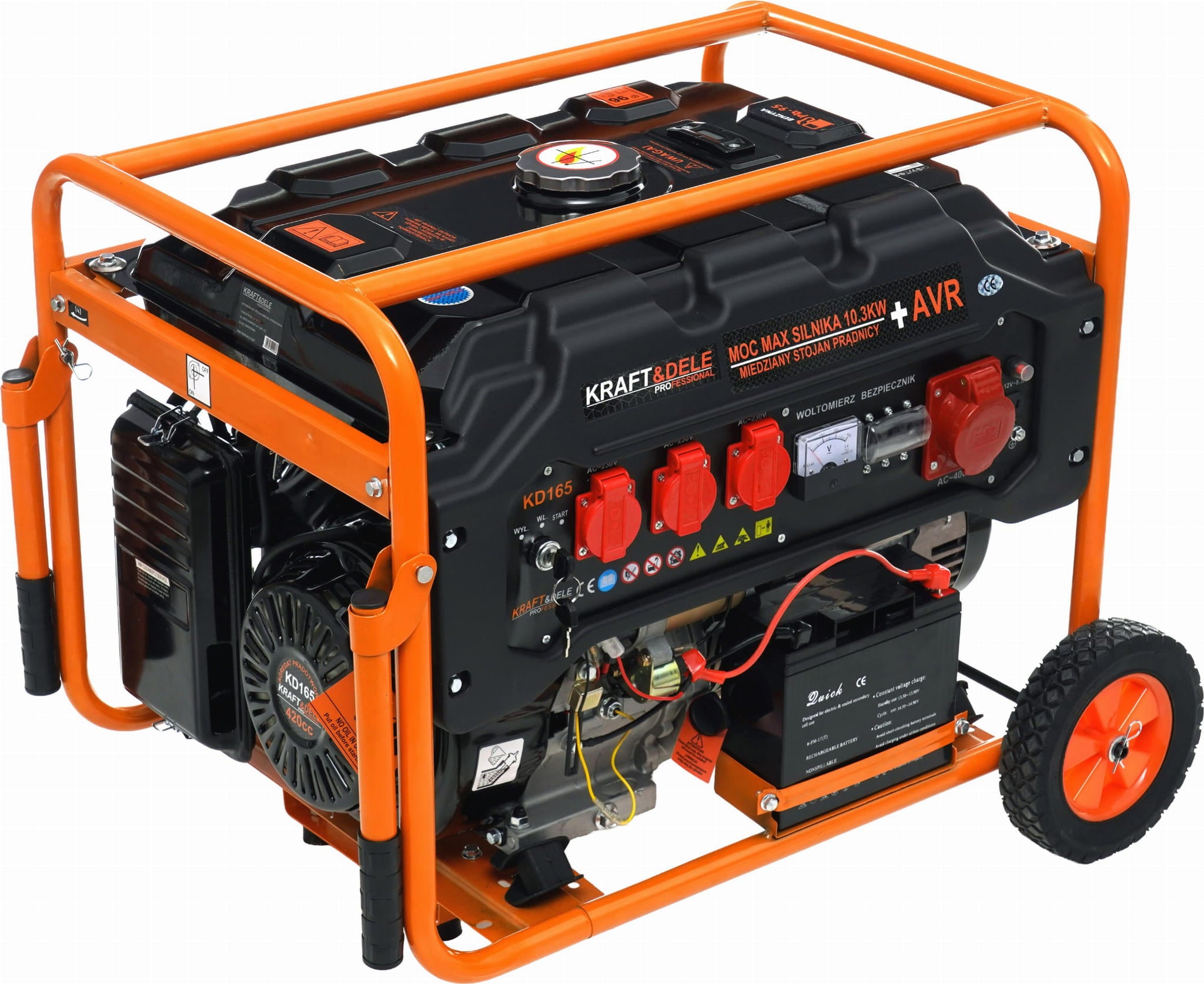 5500W Generator 12/230V/380V KD165