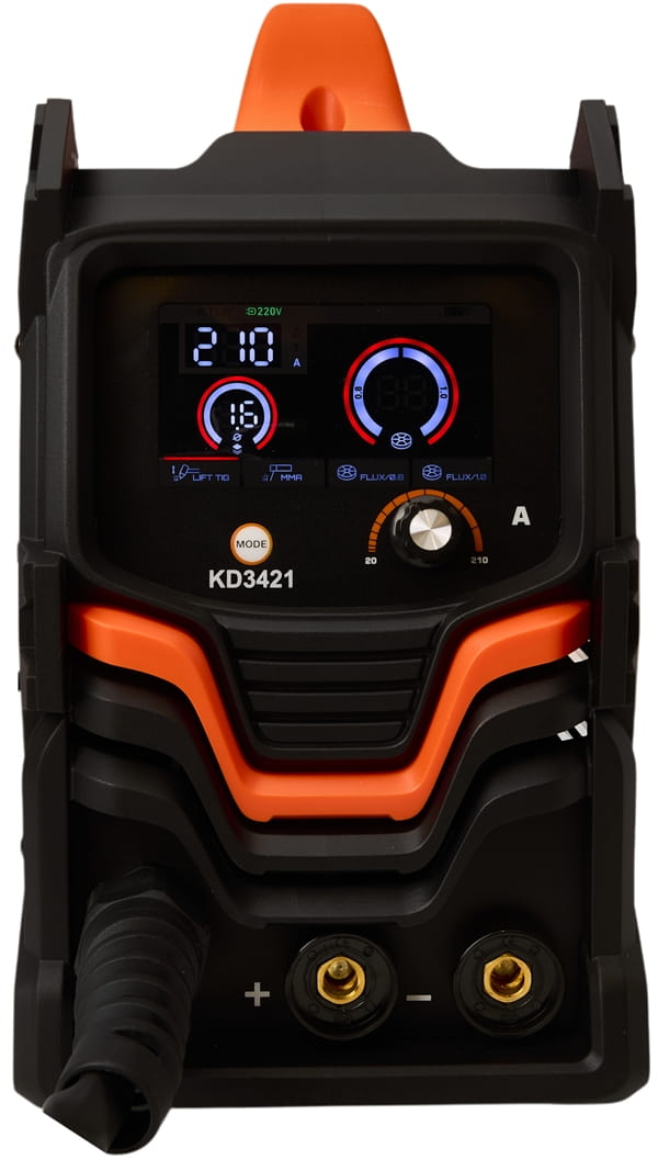 Inverter welder 220A MIG FLUX / TIG LIFT / MMA KD3421