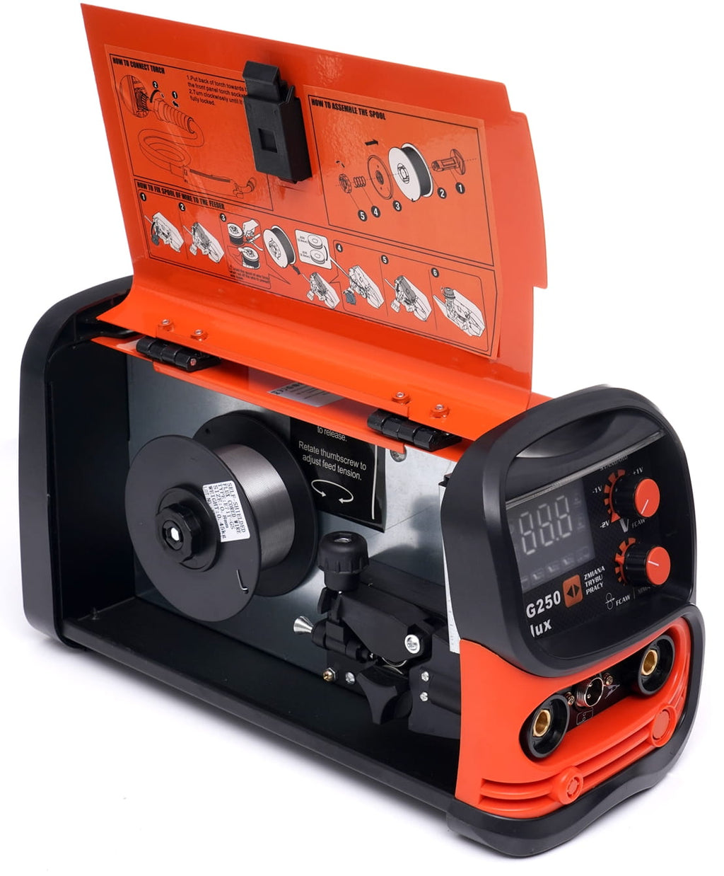 250A keevitusaparaat - MIG / MMA / LIFT TIG 3in1 KD1875 (D19)