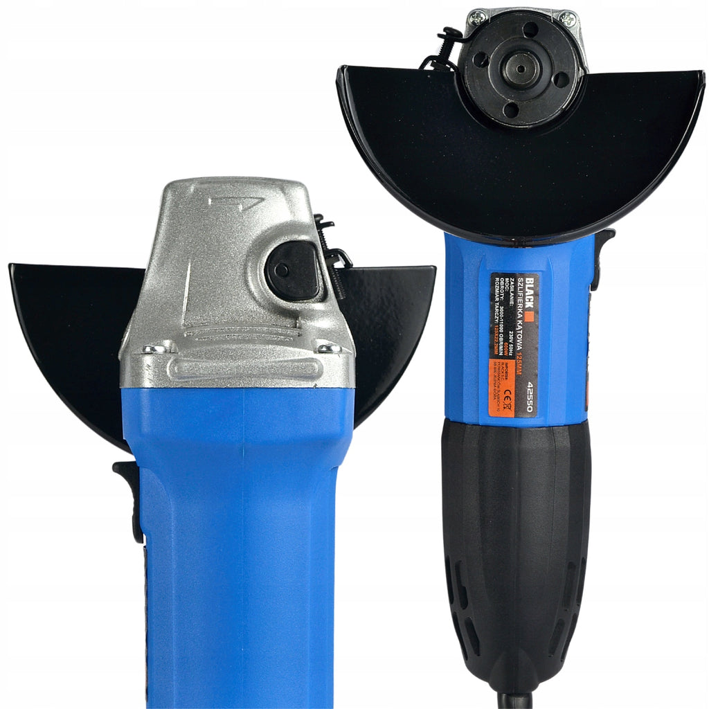 DIAX 125mm kerge ja võimas nurklihvmasin kiiruseregulaatoriga, Black