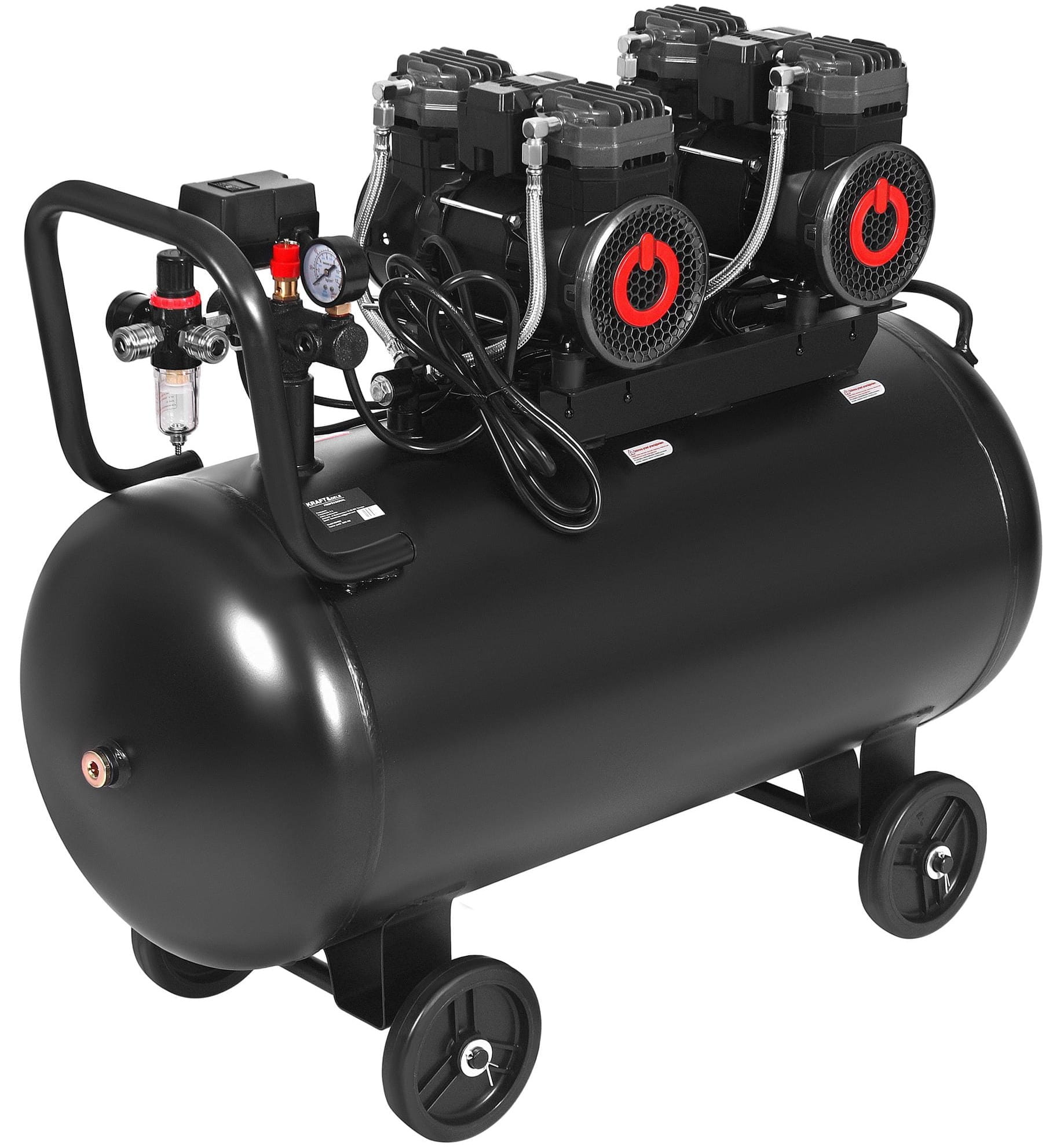 Õlivaba kompressor 100L 2x2200W KD4083