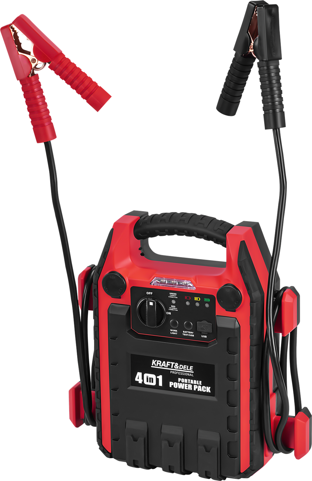 Käivitusseade 4in1 1200/600A 22Ah 12V + valgustus + kompressor KD5346