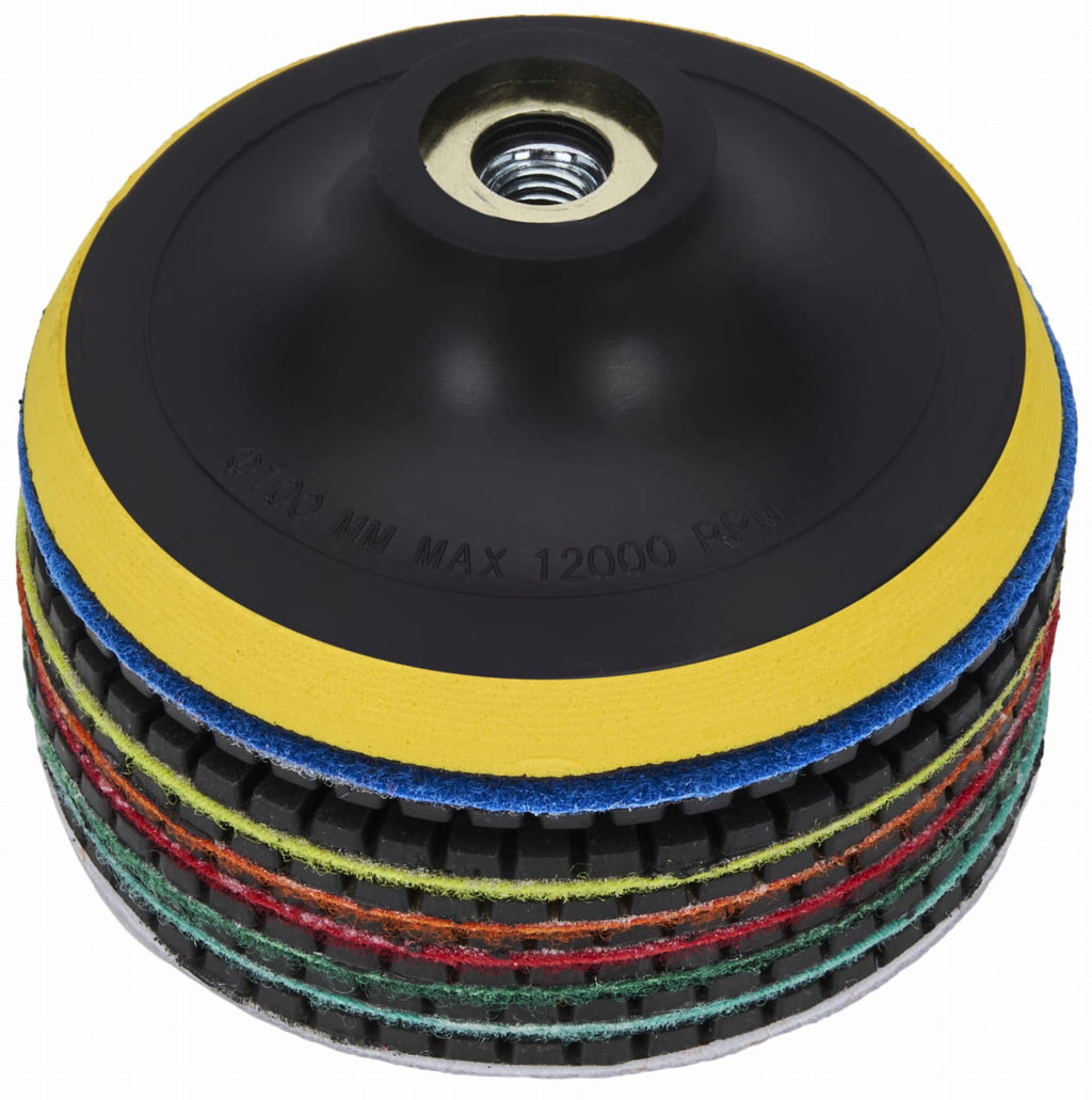 Teemantlõikeketta komplekt, karedusega 50–3000, M12 adapter, ketas, kindad WDS2212