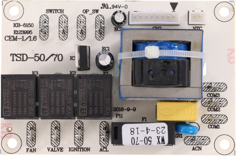 CONTROL BOARD FOR HEATER KD11711 no.959