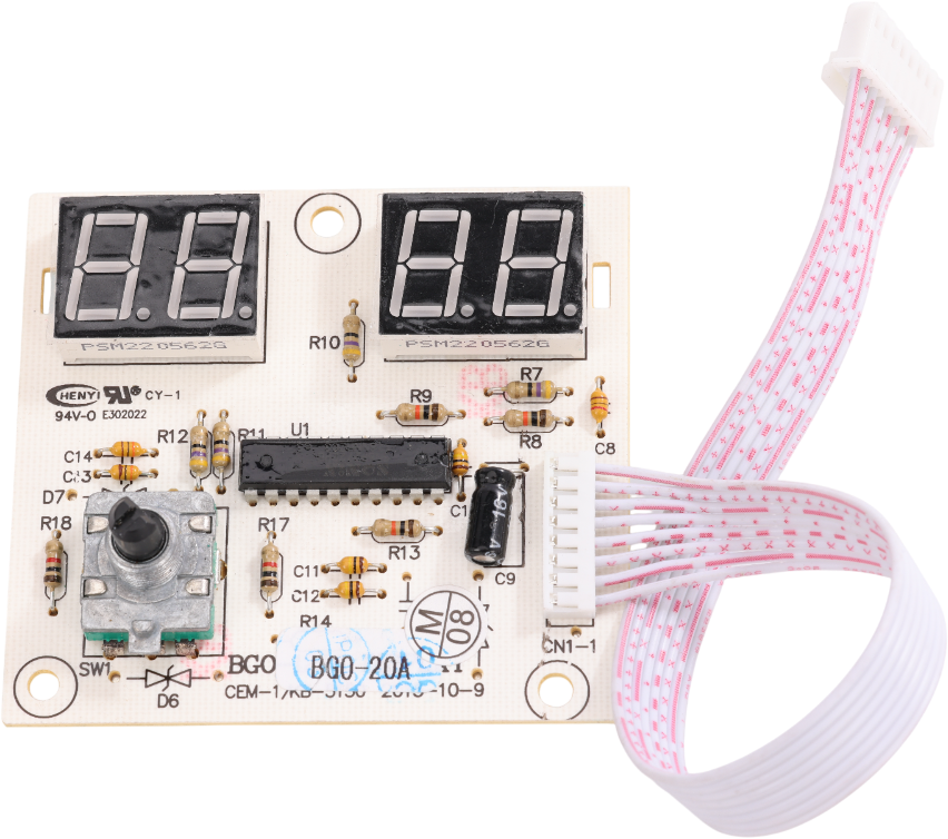 BOARD WITH DISPLAY FOR HEATER KD11714