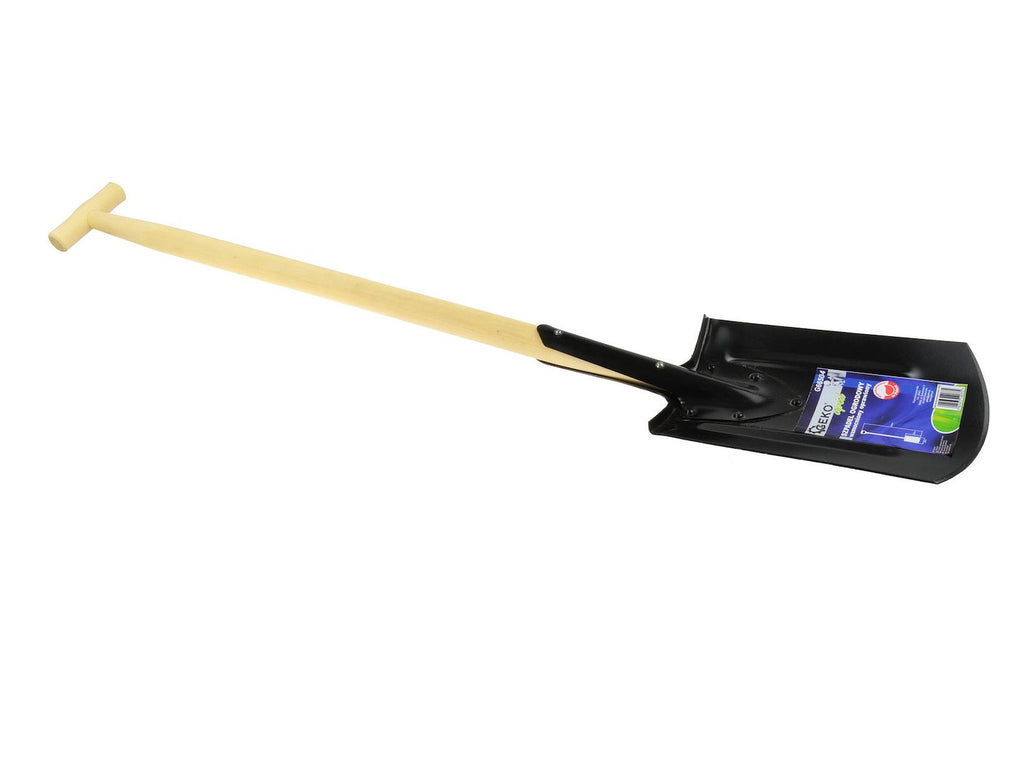 Garden Spade with Wooden D-Handle