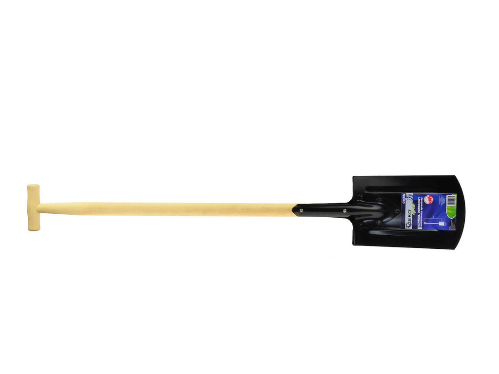 Garden Spade with Wooden D-Handle