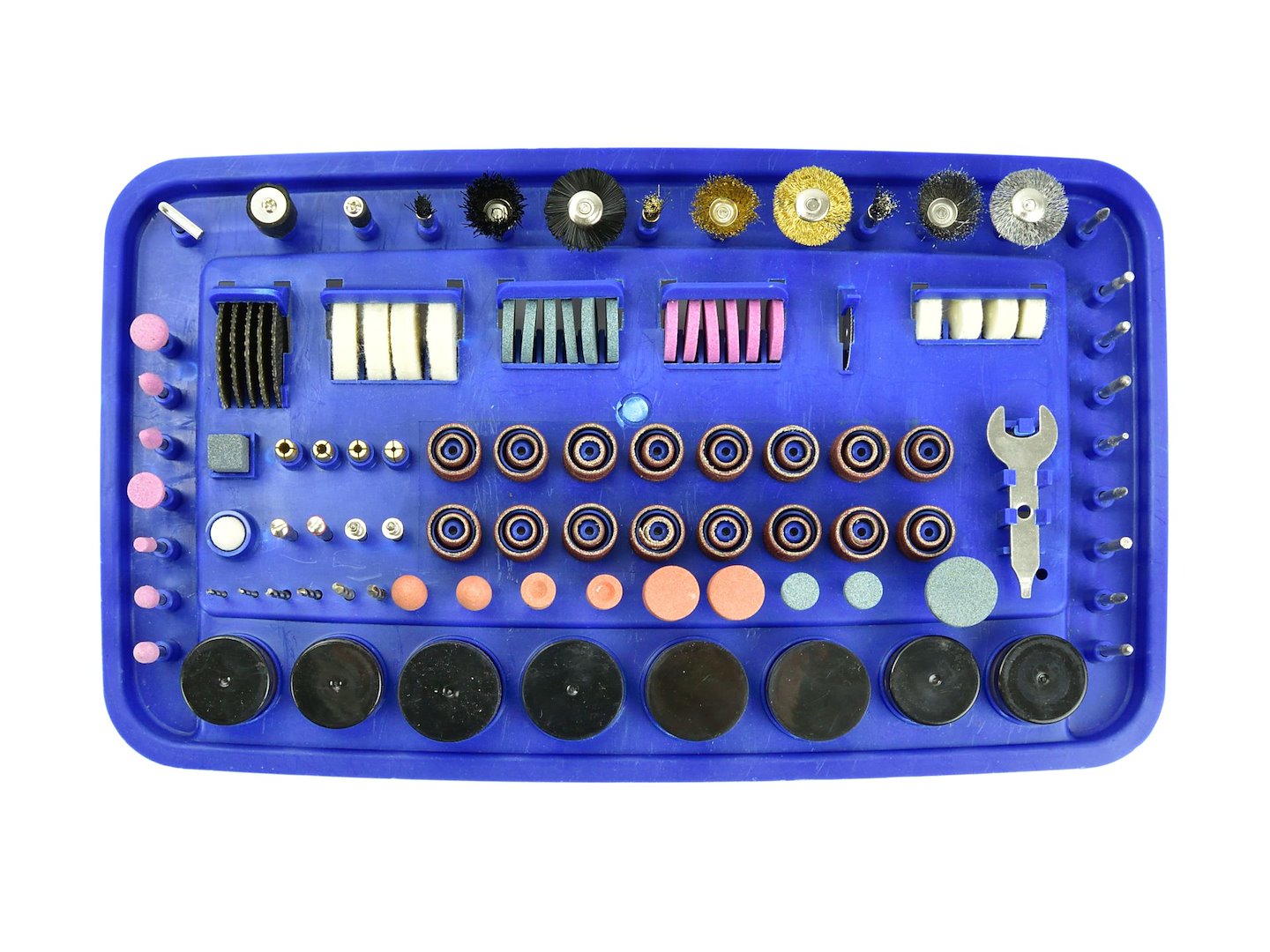 Rotary Tool with Flex Shaft and 222-Piece Accessories Assortment