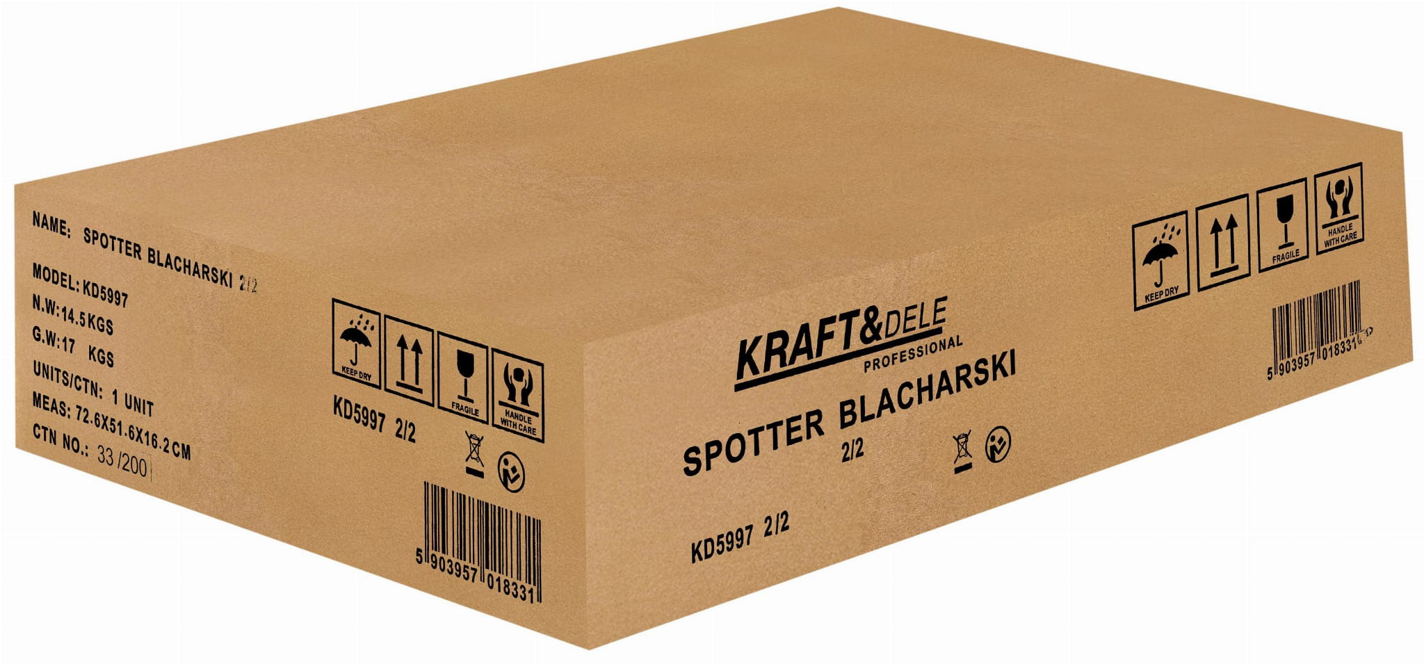Bodywork Spotter with Trolley + Accessories KD5997