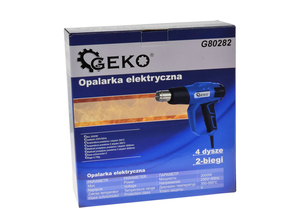Heat Gun 2000W with holder + 4 pcs accessories