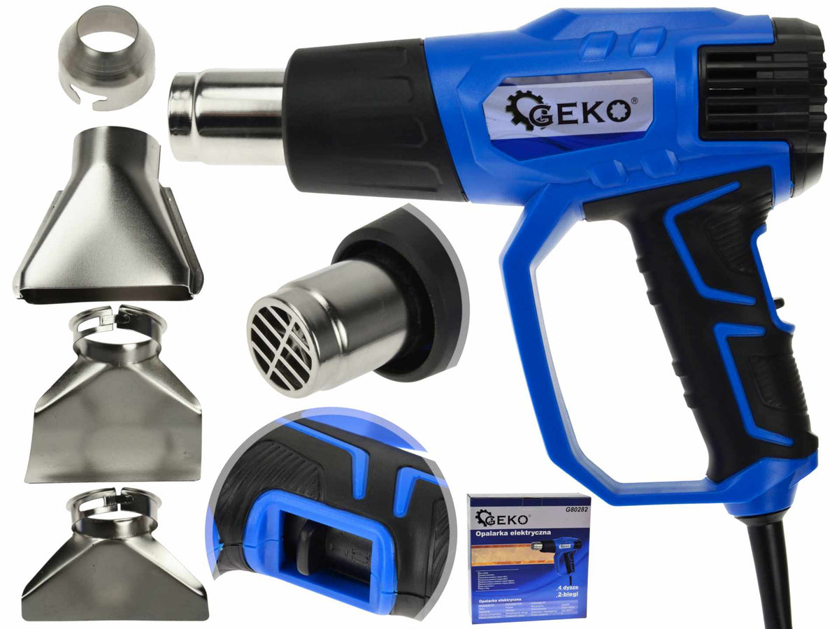 Heat Gun 2000W with holder + 4 pcs accessories
