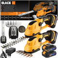 BLACK 53770 cordless 2-in-1 grass and hedge shears set