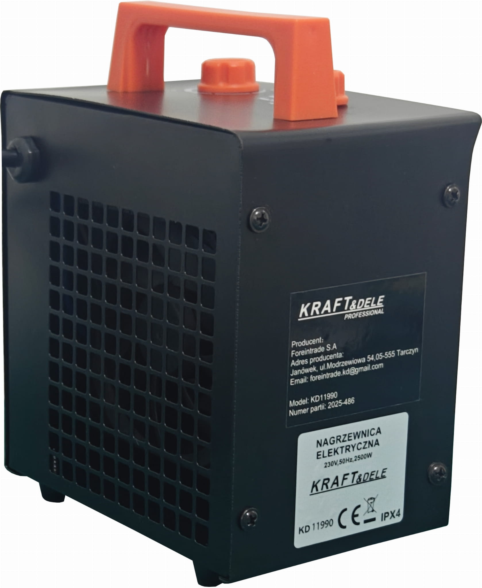 ELEKTRILINE KÜTTEKEHA 2500W KD11990