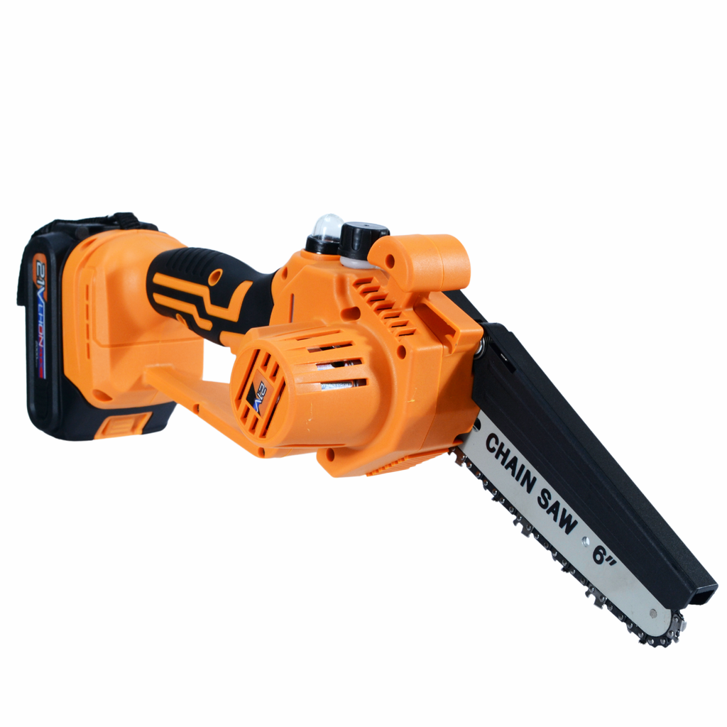 Juhtmeta kettsaag 150mm 21V 2Ah 2 akuga ja määrdega