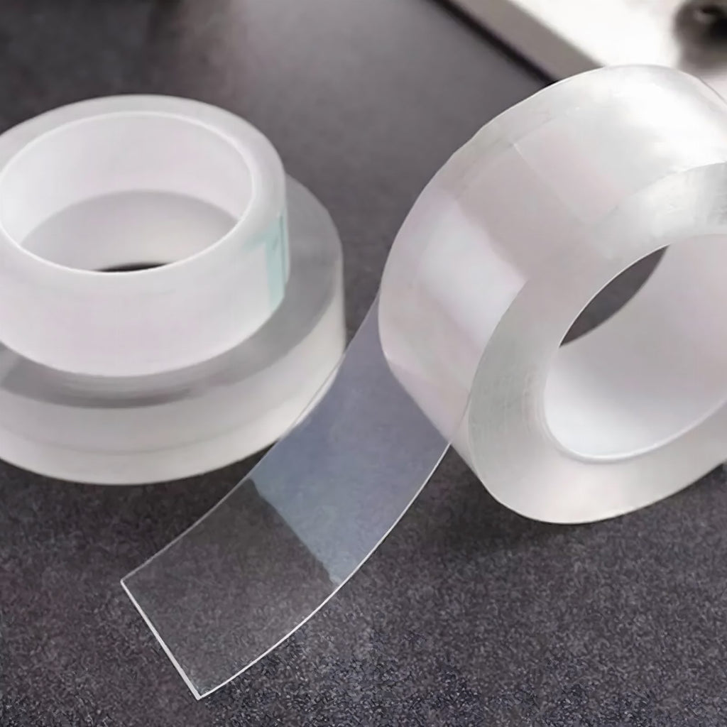 Tugev nano kahepoolselt kleepuv veekindel korduskasutatav teip 5 m x 3 cm