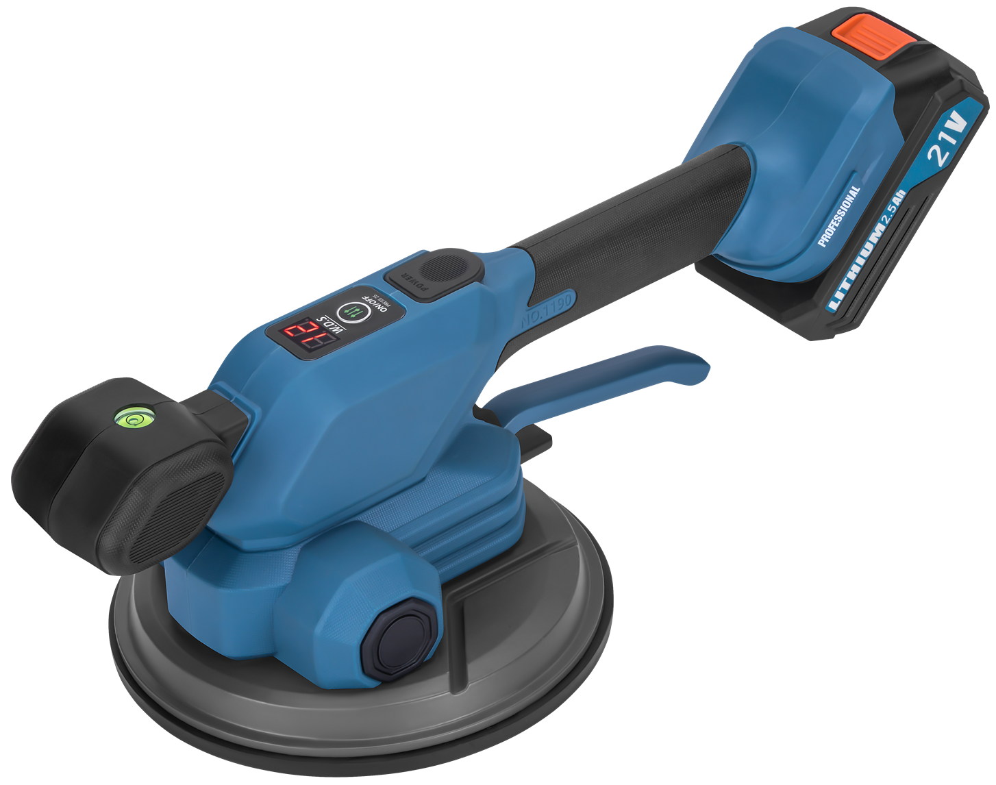 Cordless vibrating suction cup 190mm 21V WDS2694